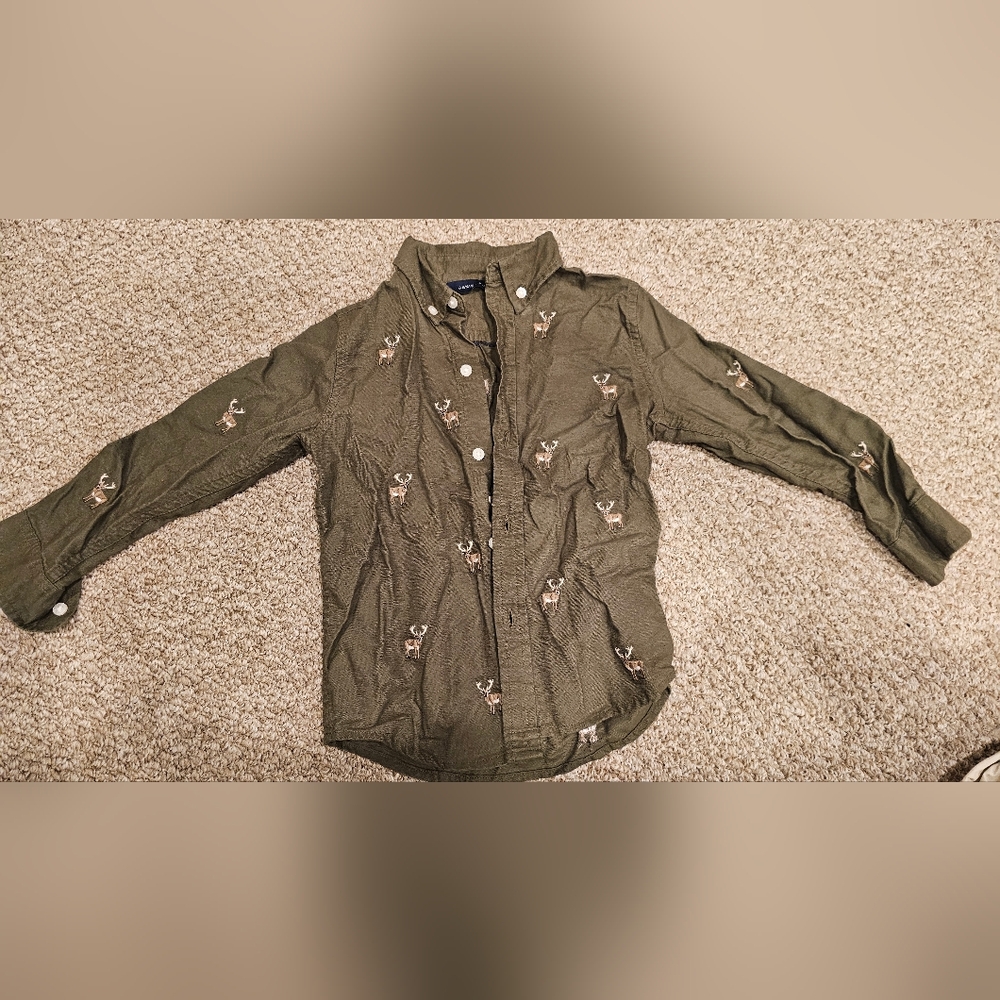 Janie and Jack holiday button down